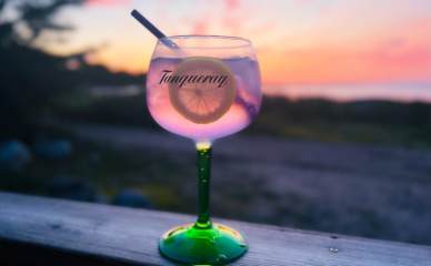 prangli päikeseloojang kokteil tanqueray