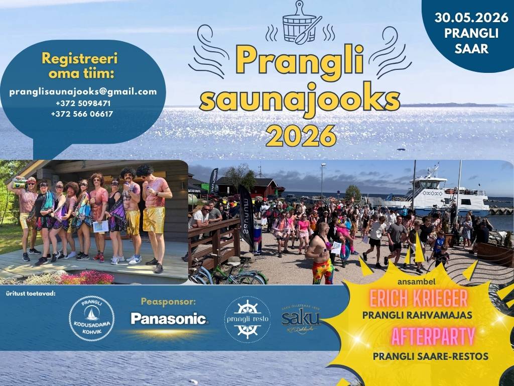 Prangli Saunajooks plakat 2026
