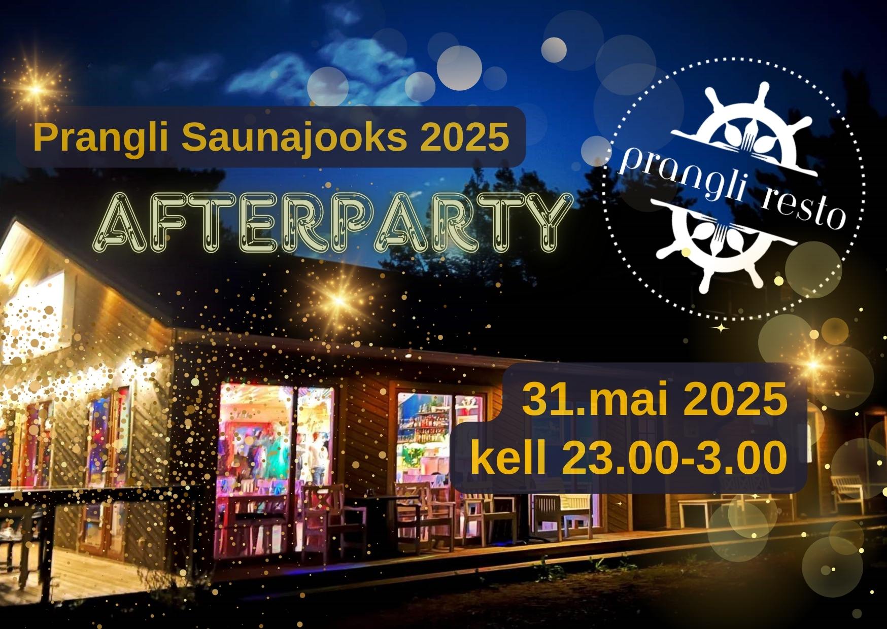 Prangli saunajooks 2025 afterparty Pranglirestos