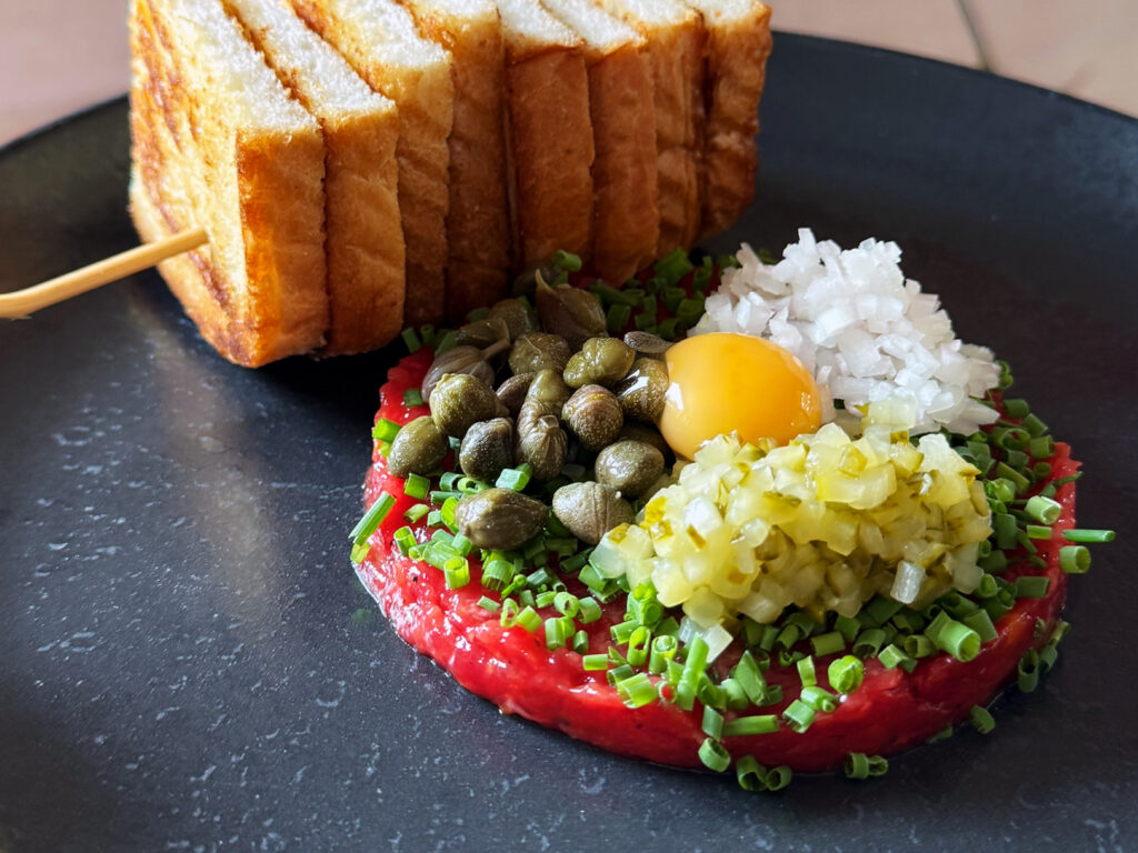 prangliresto menüü veiseliha tartar